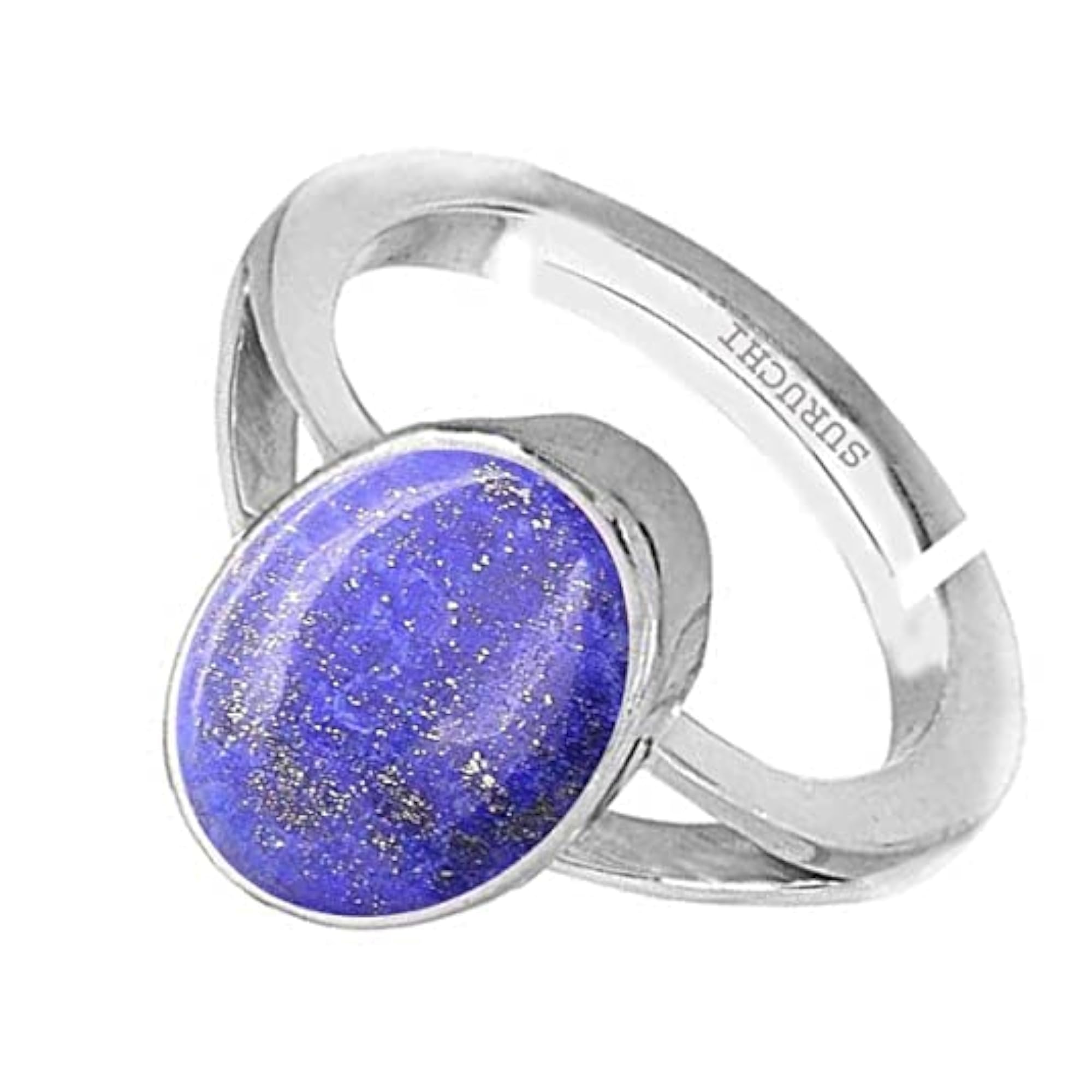 Women's Lapis Lazuli 8.25 Ratti Adjustable Ring, 925 Sterling Silver