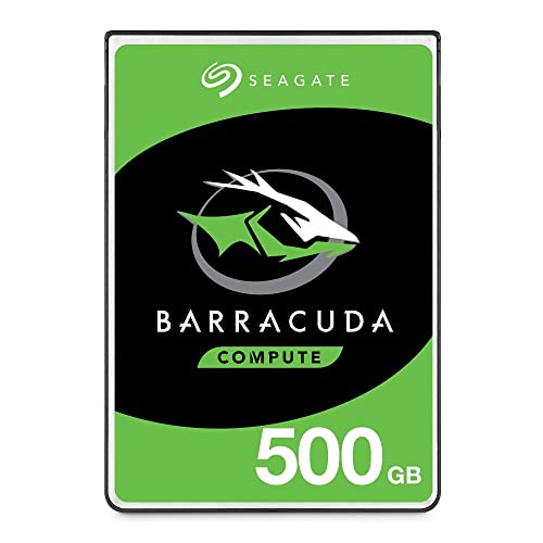 Image of Seagate Barracuda 500GB Internal Hard Drive HDD 2.5 Inches(6.35cm) SATA 6 Gb /s 5400 RPM 128MB Cache for PC Laptop (ST500LM030)