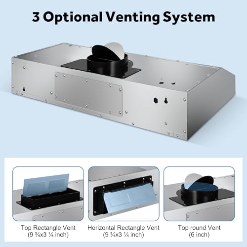 30 inch Range Hood Under Cabinet 1200 CFM Stainless Steel Stove Vent Hoods — view 7