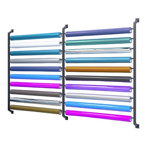 Support de rangement pour rouleau de tissu en métal réglable - 2