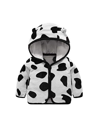 Voopptaw Baby Jackets 12-18 Months Fall Fuzzy Warm Fleece Sweater Coat 01 Black 18-24 Months