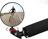 【VOLLSTÄNDIGE WINKELANPASSUNG】: Basis mit 360 Grad voller Drehung und kann in jede Richtung angepasst werden, damit Sie jede Richtung Ihres Rückens beobachten können. Spiegel mit 180-Grad-Ebenendrehung, um die Spiegelposition auf den richtigen Winkel der Rückansicht einzustellen