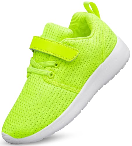 Image of TOEDNNQI Kids Shoes Toddler Boys Girls Lightweight Strap Sneakers | Breathable Casual Tennis Walking Comfortable Running School Non-Slip Little /Big Child