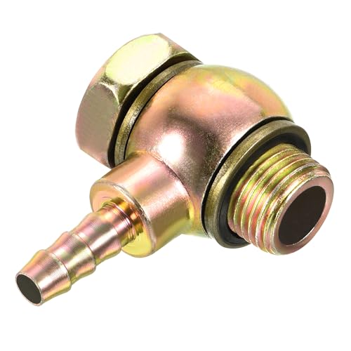 Raccord coudé pour conduite de gaz et eau YOKIVE 8 mm doré