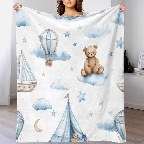 Couverture compacte pour nuits fraîches - Plaid voyage microfibre 3D