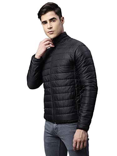Image of Global Republic Polyester Regular Fit Turtle Neck Full Sleeves Jacket for Men