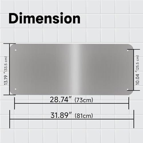 image for AIKE Durable Stainless Steel Hand Dryer Wall Splash Guard Backsplash P