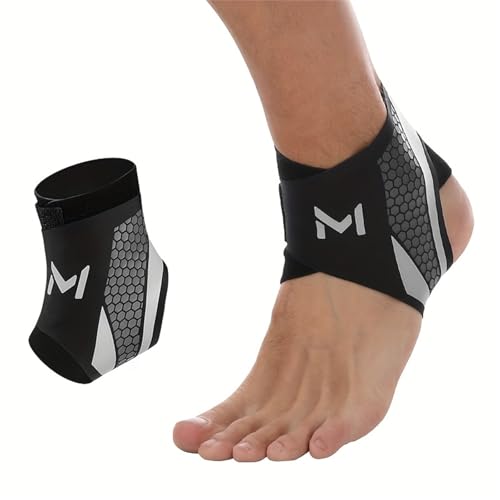 Sprunggelenkbandage, Professionelle Fußbandage Einstellbar & Flexibel, Unisex Knöchel-Bandage für Sprunggelenk- Sport- Fußball -Knöchel Gegen Umknicken (Grau) Sprunggelenkbandage, Professionelle Fußbandage Einstellbar & Flexibel, Unisex Knöchel-Bandage für Sprunggelenk- Sport- Fußball -Knöchel Gegen Umknicken (Grau)
