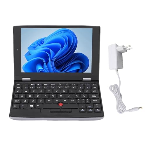 Generic Mały Laptop, USB3.0 2,5 GHz Wszystkie Metalowe Małe Latop do Pracy (128GB wtyczka UE)
