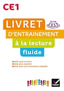 Book's Cover of Lecture CE1 Ed. 2019 - Livret d'entrainement à la lecture fluide