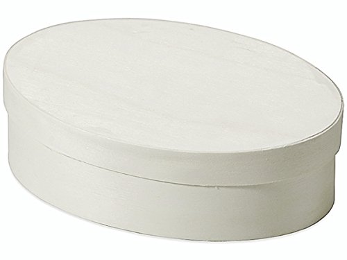 Preisvergleich Produktbild Knorr Prandell 70 x 100 x 50 mm FSC Oval Holz Box, Natur