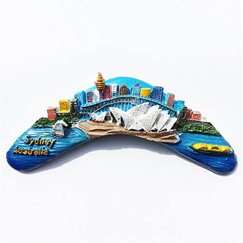 Imán 3D Sydney Australia para refrigerador miniatura 2