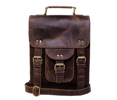jaald Vintage Leather Satchel Bag