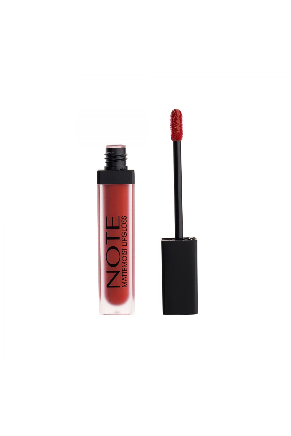 Note Cosmetics Mattemoist Lipgloss 407 Notisme Yarı Mat Saten Bitişli Likit Ruj, Kırmızı