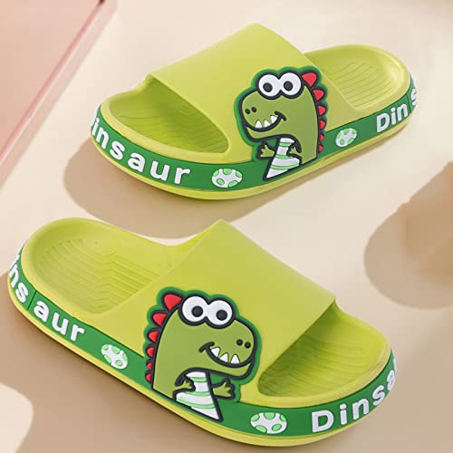 Toddler Kids Slip on Slide Sandals Dinosaur Slides Boys Girls Slippers Cute Open Toe Thick Sole Tap Shoes for Girls2