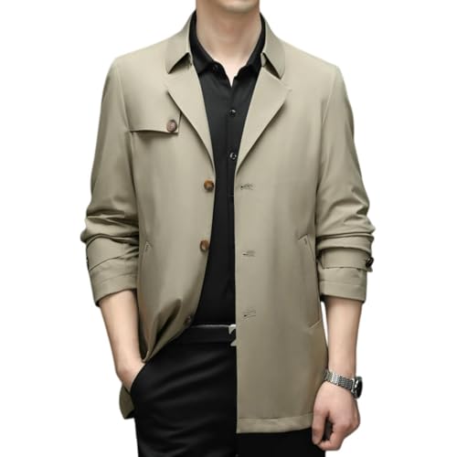 Chaqueta de hombre casual para primavera de corte moderno sin arrugas
