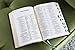 NIV, Compact Center-Column Reference Bible, Leathersoft, Green, Red Letter, Thumb Indexed. Comfort Print