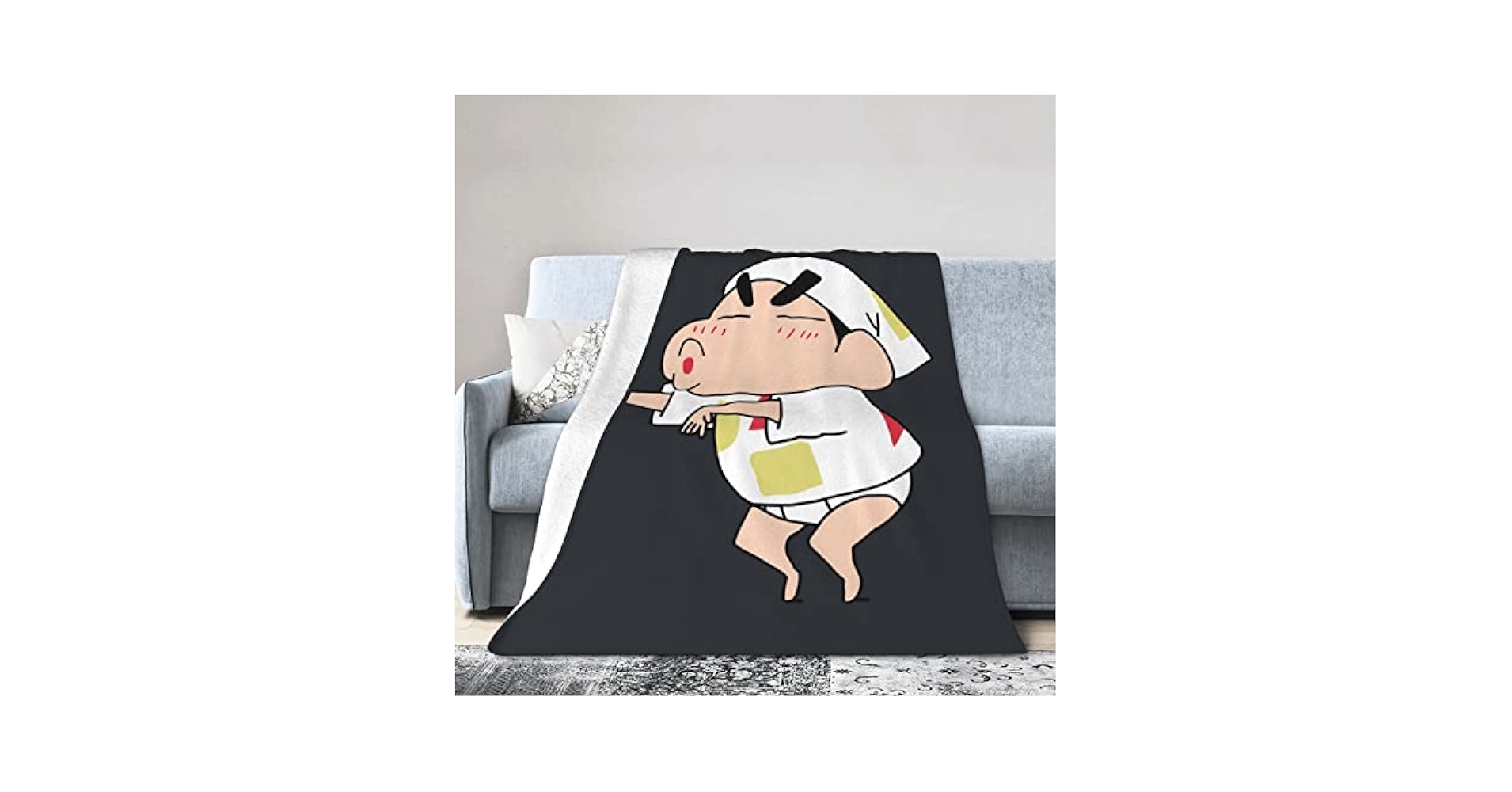 Amazon｜毛布 ブランケット クレヨンしんちゃん ひざ掛け