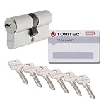 ToniTec – ToniTec Zylinderschloss TEC440 by ABUS Schließzylinder 30/60