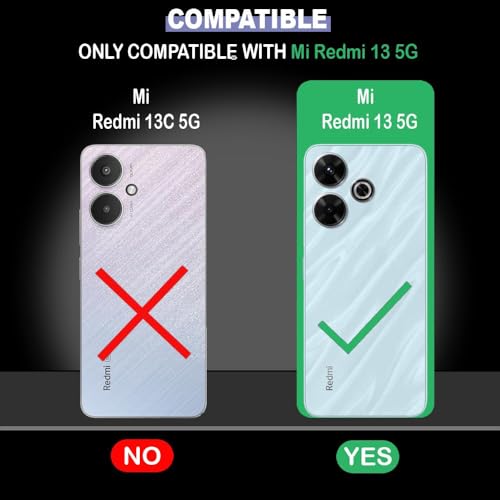 Image of COVERBLACK Soft Rubber Back Cover Compatible Model for Mi Poco M6 Plus 5G - Transparent