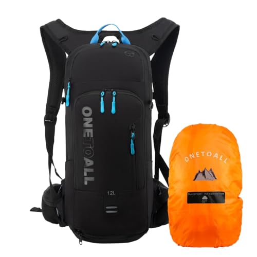 LOCAL LION Mochila de Ciclismo 12L, Mochilas Pequeña para Hombre y Mujer, Multifuncional para |Moto|Bicicleta|Enduro|Mtb|Running