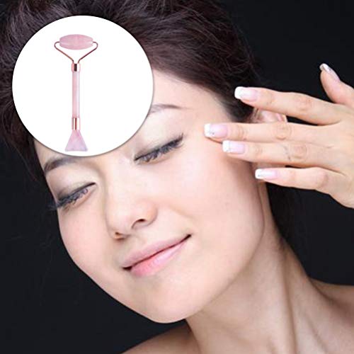 FRCOLOR Rolo de pedra de beleza facial de jade, massageador de pele, terapia de tratamento para rost