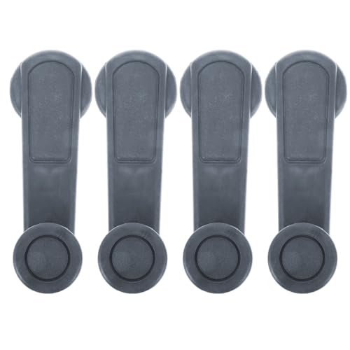 OFFSCH 4 piezas Manivelas para Ventana de Coche Diseño Ergonómico Gris Repuestos Manuales para Manijas Interiores Fácil Instalación y