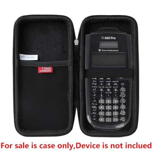 Hermitshell Estojo rígido de viagem para Texas Instruments TI-36X Pro Engineering Scientific Calcula