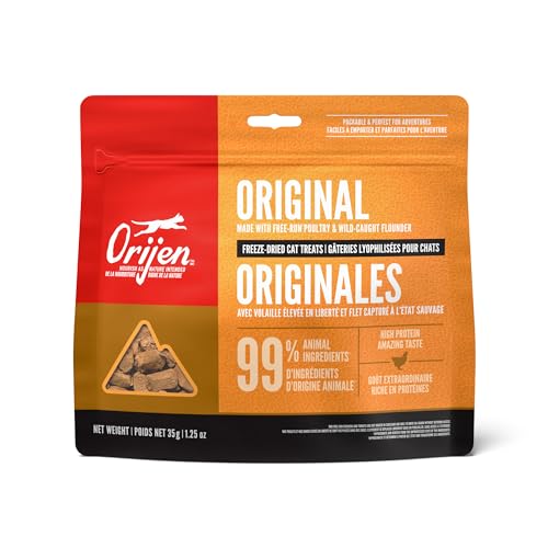 ORIJEN Original Freeze Dried Cat Treats, Grain Free Treats...