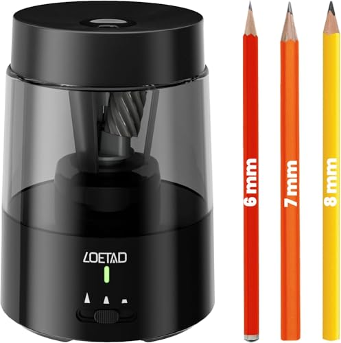 LOETAD Electric USB Rechargeable Pencil Sharpener