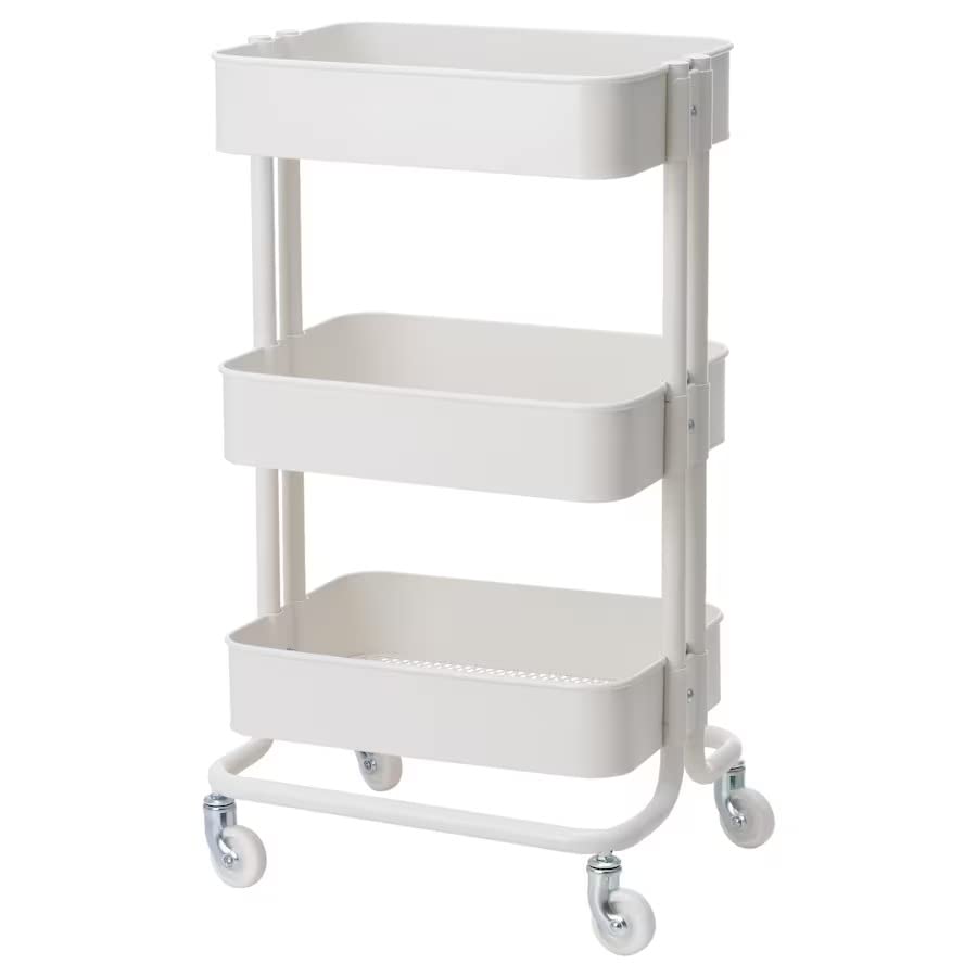 IKEA RÅSKOG Kitchen StorageTrolley, White.