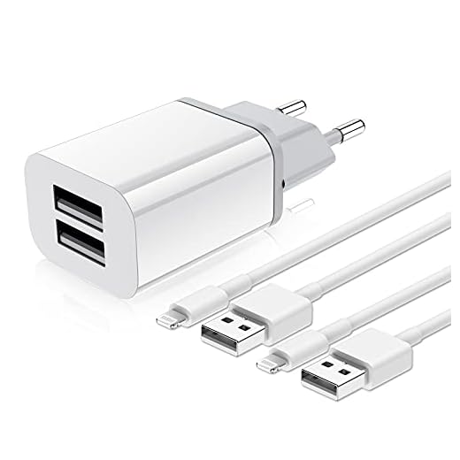 Câble Chargeur iPhone, [Certifié Apple MFi] USB Chargeurs Cordon de câble Apple Lightning Cable 1m Rapide Chargeur pour iPhone 12 11 Pro Max XR XS 8 7 6 6S Plus 5 iPad
