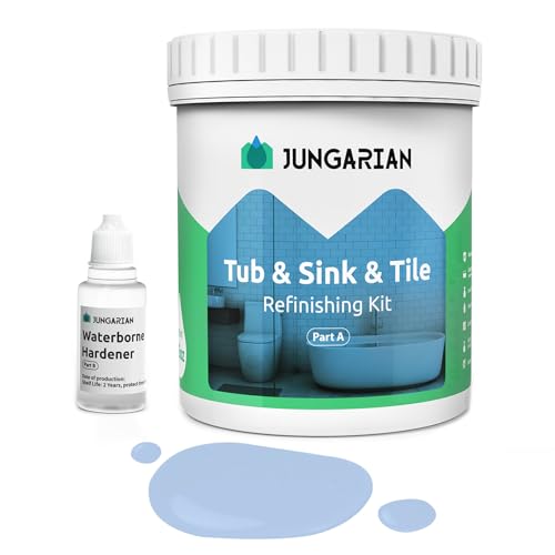 Jungarian Tub and Tile Refinishing Kit 35oz, Low Odor Countertop