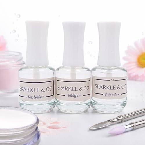 Sparkle & Co. Dip Powder Liquid Set Base Coat, Activator