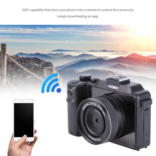 Cámara Digital 4K Inalámbrica Zoom 64MP Antivibración 18X - Fernando Cortés Cámara Digital 4K Inalámbrica Zoom 64MP Antivibración 18X - Fernando Cortés