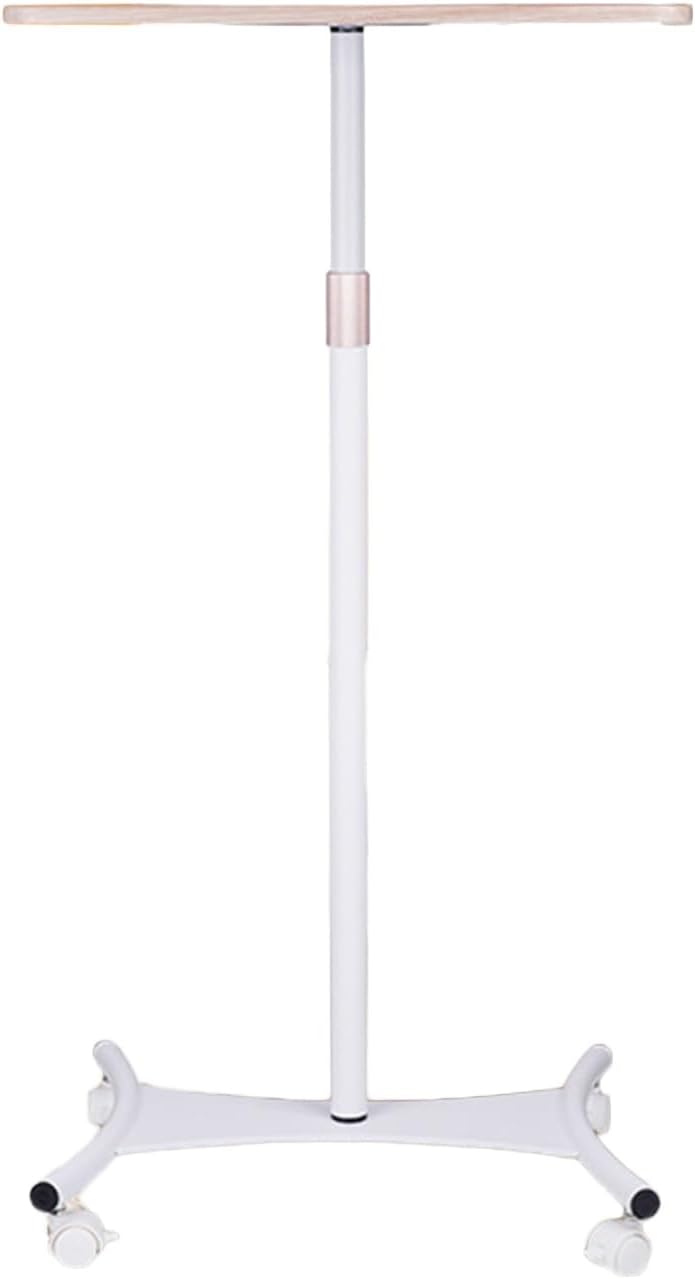 Laptop Floor Stand,Movable Standing Workbench,Adjustable Projector Shelf,Suitable for Home Outdoor Office,Easy to Move(Black)