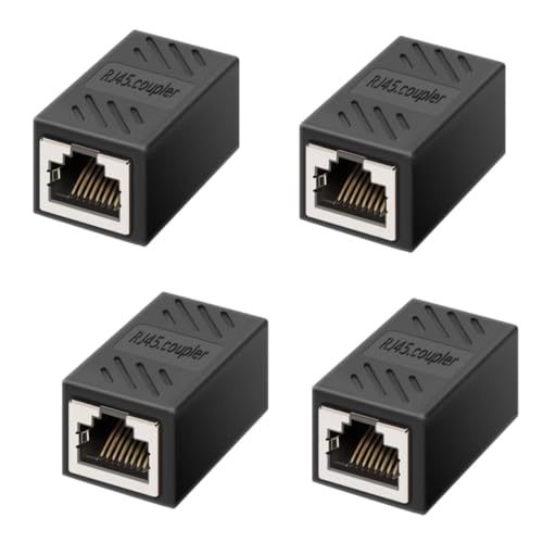 RJ45 Coupler, Ethernet Network Cable in line Coupler for Cat7/Cat6/Cat5e/Cat5, Ethernet Network...