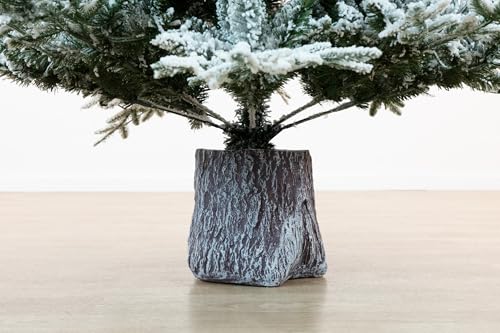 Bop Albero Di Natale Innevato Newartemide 150 Cm, Con Base Tronco Incorporata, Fogliame In Pe Real Touch E Pvc, Borsa Omaggio, Apertura Ad Ombrello - 4