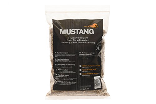 Grillpaul Mustang Räuchermehl Mesquite | Körnung 0,4-1 mm | Räucherspäne | Räucherchips | 3 Liter Sack | 955g Cover