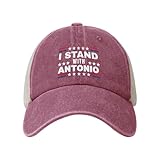Antonio Villaraigosa for Governor Hat Support Antonio Villaraigosa Denim Hats Mesh Back Golf Dad Caps Red