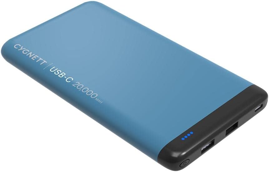 Cygnett ChargeUp Pro 20K Power Bank with ports and LED indicators
