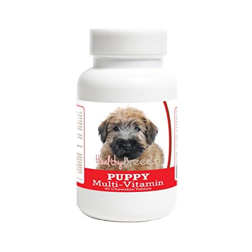 Healthy Breeds Soft Coated Wheaten Terrier Puppy Dog Multivitamin Tablet 60 Count