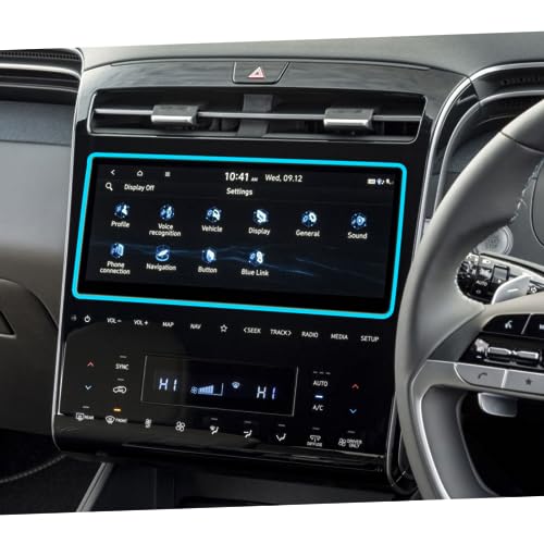 Film de protection LCD en verre trempé pour GPS Hyundai Tucson Elite 2021 2022 10,25 pouces