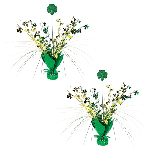 Fournitures irlandaises Lucky St Pats Beistle 30722 déco de table trèfle sans perte d'éclat - 2