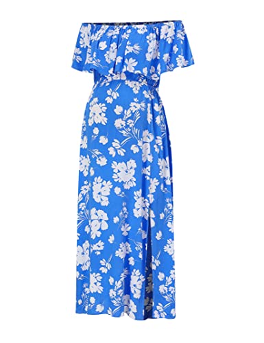 Image of Maternity Dress Women's Off Shoulder Split A Line Casual Maxi Dress Photography Dress for Babyshower