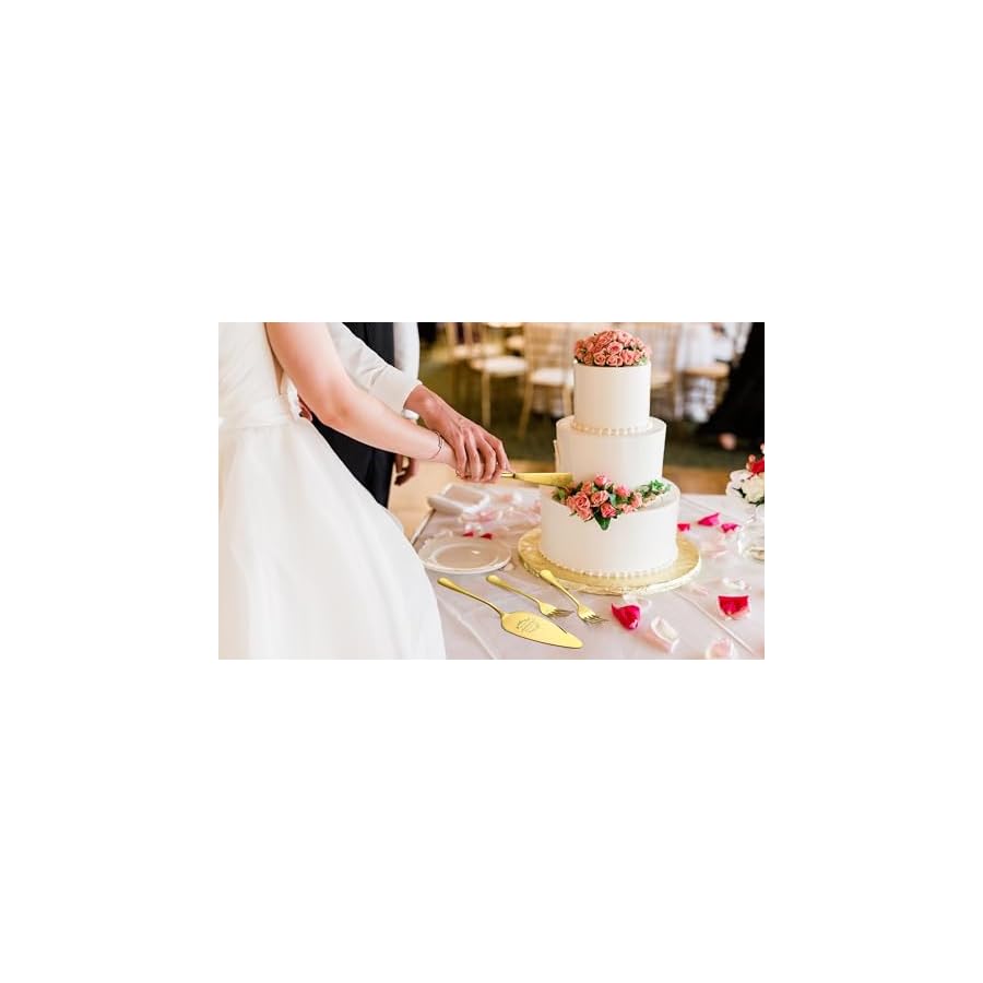 Wedding-Presents-for-Couples-2024-Gold-Wedding-Cake-Knife-and-Server-Set-with-Forks-Cake-Cutting-Set-for-Wedding-Bridal-Shower-Anniversary-Engagement-Present-For-Mr-and-Mrs-Set-of-4 Galaxozent Wedding gifts for Couples, Gold Wedding Cake Knife and Server Set with Forks, Cake Cutting Set for Wedding, Bridal Shower Anniversary Engagement Present For Mr and Mrs Set of 4