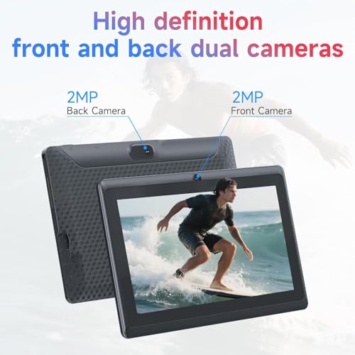 Image of CUPEISI Android 14 Tablet, 7 inch Tablet, 8GB RAM + 32GB ROM /1TB Expandable Tablet, 1.6GHz Quad-Core Processor, 1024x600 IPS HD Touchscreen, 5MP Camera