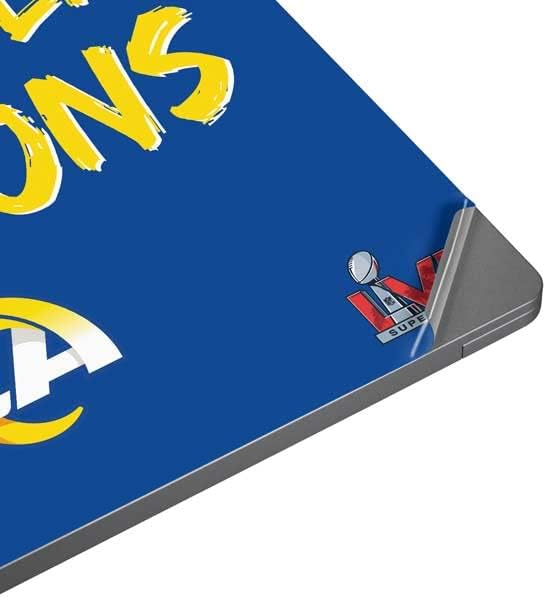 Skinit Laptop Decal Skin Compatible with Universal Laptop 14in (11.4 x 8.2in) - Officially Licensed NFL Super Bowl LVI Champions Rams Design