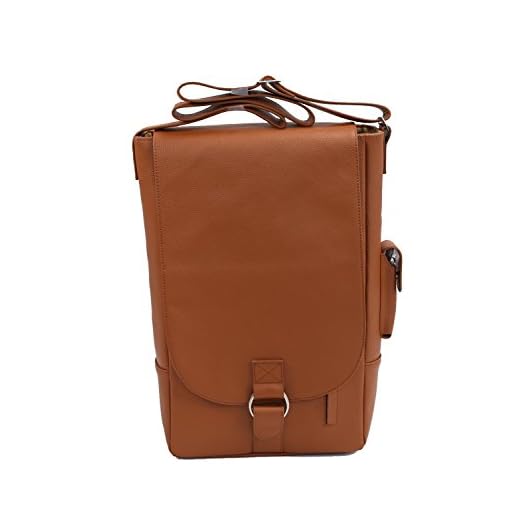 How to look thinner carrying a messenger bag Primeware Vino2 Leather Wine Carrier
