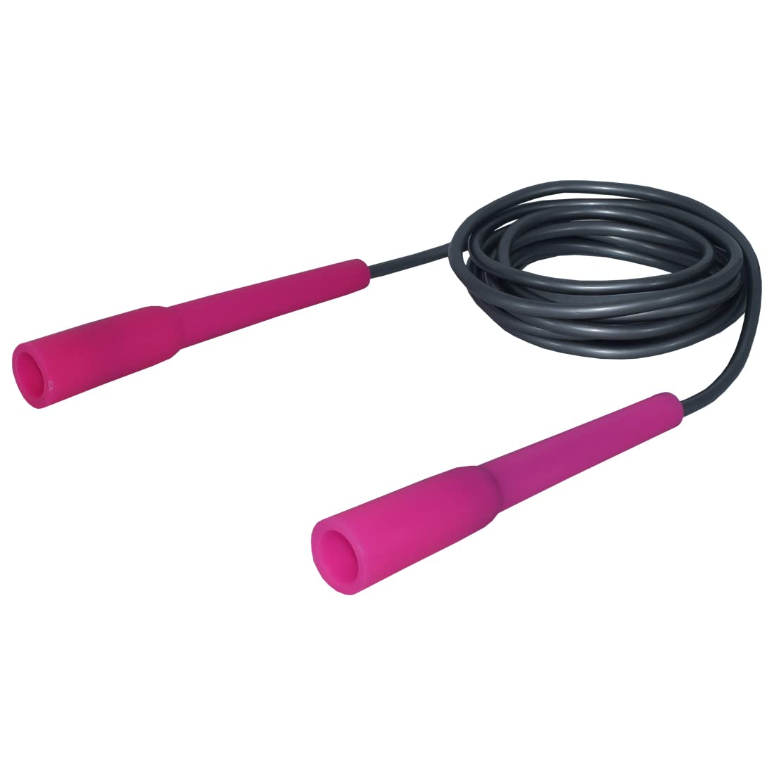 Babbler BS-50 Grey Pink Skipping Rope With 5mm Coloured Rope With Rope Adjuster and Slim Handle Long Size For Easy Grip (Tin Box Packing), Pack of 1 Piece Fitness Jump Rope (B09STVX1CW) Amazon Price History, Amazon Price Tracker
